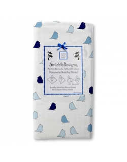 Пеленка детская тонкая SwaddleDesigns Маркизет TB Lt. Chickies