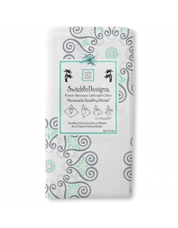 Пеленка детская тонкая SwaddleDesigns Маркизет Маркизет SeaCrystal Medallions