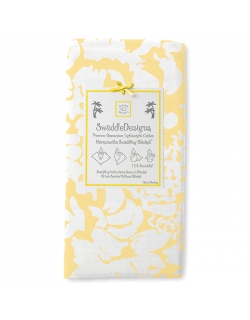 Пеленка детская тонкая SwaddleDesigns Маркизет Yellow Lush