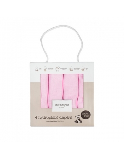 Комплект бамбуковых пеленок для новорожденных Jollein, light pink