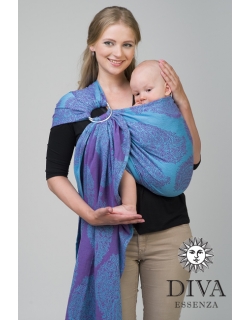 Слинг с кольцами Diva Essenza, Celeste с бамбуком