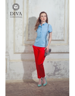 Топ для кормления Diva Nursingwear Polo, цвет Celeste