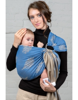 Слинг с кольцами Diva Basico, Azzurro