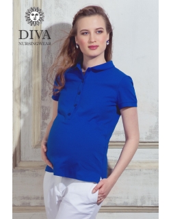Топ для кормления Diva Nursingwear Polo, цвет Azzurro