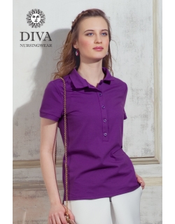 Топ для кормления Diva Nursingwear Polo, цвет Viola