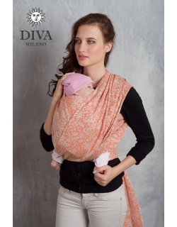 Слинг-шарф Diva Milano cо льном, Veneziano Arancio