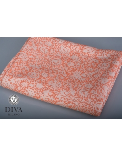 Слинг-шарф Diva Milano cо льном, Veneziano Arancio