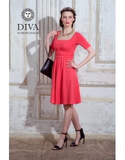 Платье для кормящих и беременных Diva Nursingwear Stella, Corallo