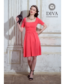 Платье для кормящих и беременных Diva Nursingwear Stella, Corallo