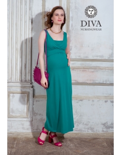 Сарафан для кормящих и беременных Diva Nursingwear Alba Maxi, Smeraldo