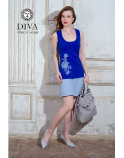 Топ для кормления Diva Nursingwear Eva Print, цвет Azzurro