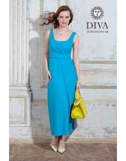 Сарафан для кормящих и беременных Diva Nursingwear Alba Maxi, Celeste