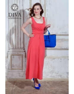 Сарафан для кормящих и беременных Diva Nursingwear Alba Maxi, Corallo