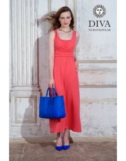 Сарафан для кормящих и беременных Diva Nursingwear Alba Maxi, Corallo