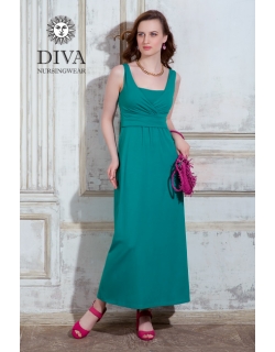 Сарафан для кормящих и беременных Diva Nursingwear Alba Maxi, Smeraldo
