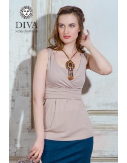 Топ для кормящих и беременных Diva Nursingwear Alba, цвет Grano