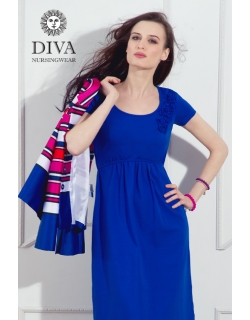 Платье для кормящих и беременных Diva Nursingwear Dalia, цвет Azzurro