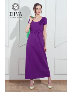 Платье для кормящих и беременных Diva Nursingwear Dalia, цвет Viola