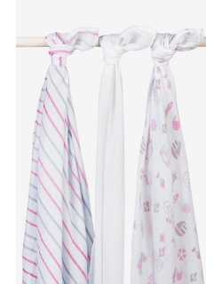 Муслиновые пеленки для новорожденных Jollein, Girls at sea (Девочки на море)