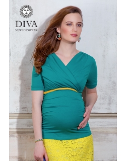 Топ для кормящих и беременных Diva Nursingwear Lucia, цвет Smeraldo