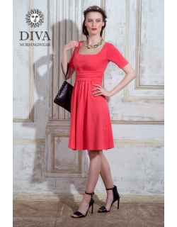 Платье для кормящих и беременных Diva Nursingwear Stella, Corallo