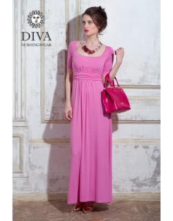 Платье для кормящих и беременных Diva Nursingwear Stella Maxi, Rose