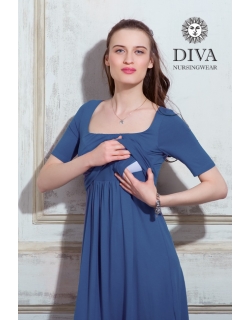 Платье для кормящих и беременных Diva Nursingwear Stella Maxi, Notte