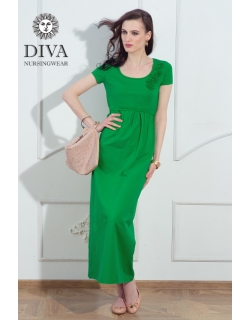 Платье для кормящих и беременных Diva Nursingwear Dalia, цвет Aloe