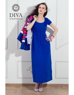 Платье для кормящих и беременных Diva Nursingwear Dalia, цвет Azzurro