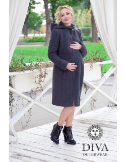 Слингопальто демисезонное Diva Outerwear Antracite