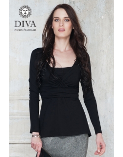 Топ для кормящих и беременных Diva Nursingwear Alba, цвет Nero