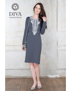 Платье для кормящих Diva Nursingwear Carmela, цвет Grafite