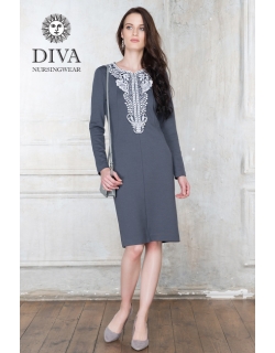 Платье для кормящих Diva Nursingwear Carmela, цвет Grafite