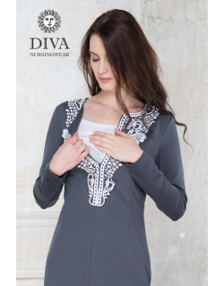 Платье для кормящих Diva Nursingwear Carmela, цвет Grafite