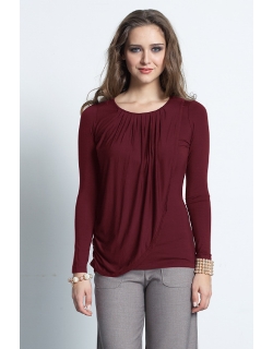 Топ для кормления Mothers en Vogue Goddess Drape, винный (Deep Cabernet)