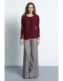 Топ для кормления Mothers en Vogue Goddess Drape, винный (Deep Cabernet)