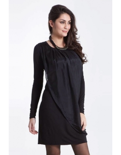 Платье для кормящих Mothers en Vogue Goddess Drape, черный