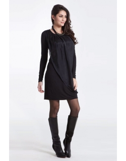 Платье для кормящих Mothers en Vogue Goddess Drape, черный