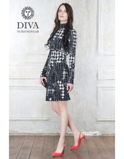 Платье для кормящих Diva Nursingwear Simone, принт Spazio