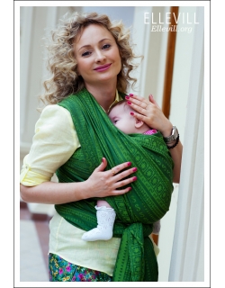 Слинг с кольцами Ellevill Caelum Green с шелком
