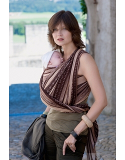 Слинг с кольцами Ellevill Zara Tricolor Sandstorm со льном