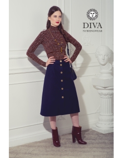 Топ для кормящих Diva Nursingwear  Felisa Strisce, цвет Terracotta