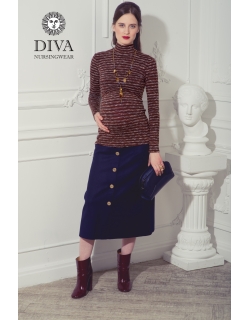 Топ для кормящих Diva Nursingwear  Felisa Strisce, цвет Terracotta