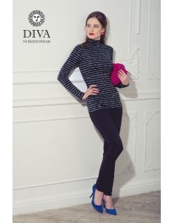 Топ для кормящих Diva Nursingwear  Felisa Strisce, цвет Azzurro