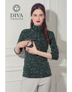 Топ для кормящих Diva Nursingwear  Felisa Strisce, цвет Pino