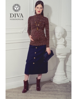 Топ для кормящих Diva Nursingwear  Felisa Strisce, цвет Terracotta
