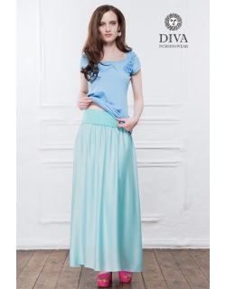 Юбка с шелком для беременных и родивших Diva Nursingwear Ines, Menta