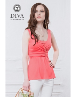 Топ для кормящих и беременных Diva Nursingwear Alba, цвет Corallo