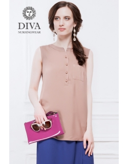 Топ для кормящих и беременных Diva Nursingwear Celia, Moka