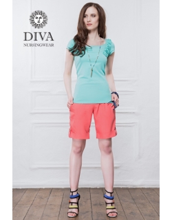 Шорты для беременных и родивших Diva Nursingwear Deborah, Corallo